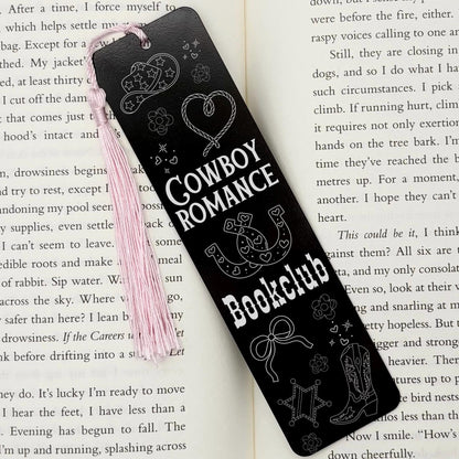 Cowboy Romance Bookclub Metal Bookmark