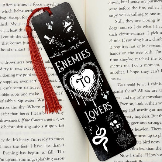 Enemies to Lovers Trope Metal Bookmark