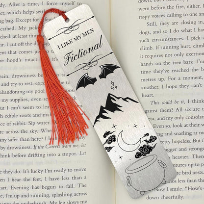 I Like My Men Fictional Romantasy Metal Bookmark