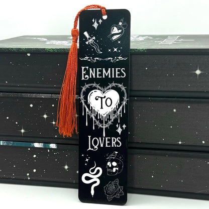 Enemies to Lovers Trope Metal Bookmark