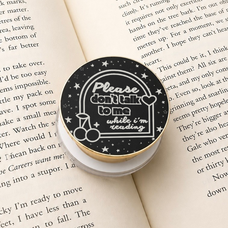 Don’t Talk To Me While I’m Reading Metal E-Reader Grip