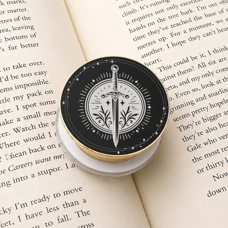Fantasy Sword Metal E-Reader Grip
