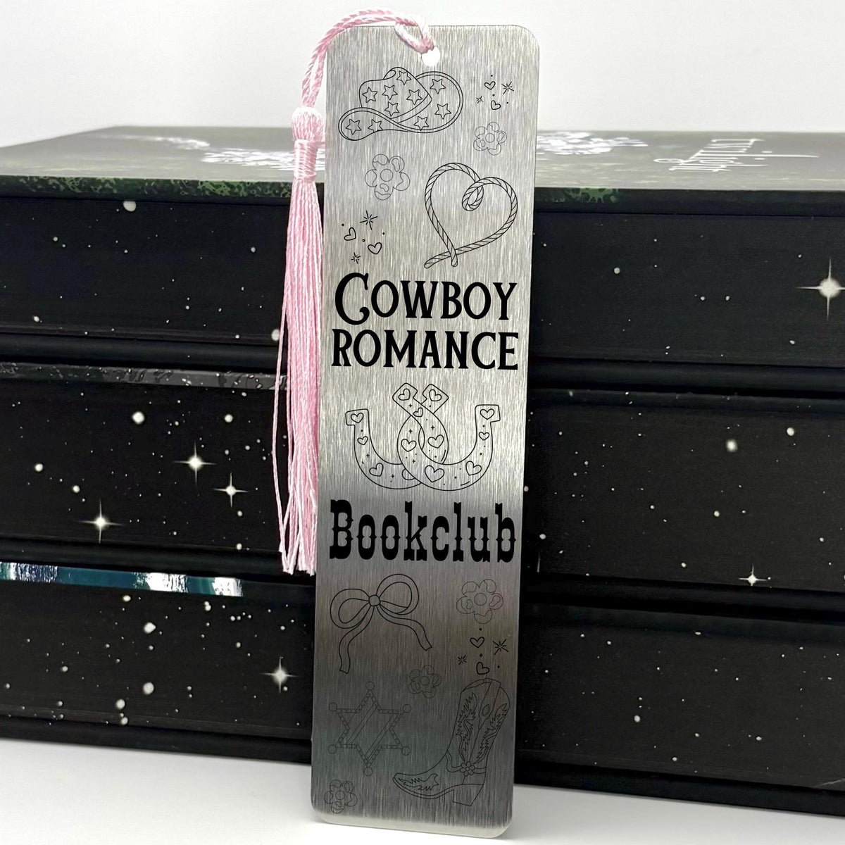 Cowboy Romance Bookclub Metal Bookmark