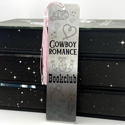 Cowboy Romance Bookclub Metal Bookmark