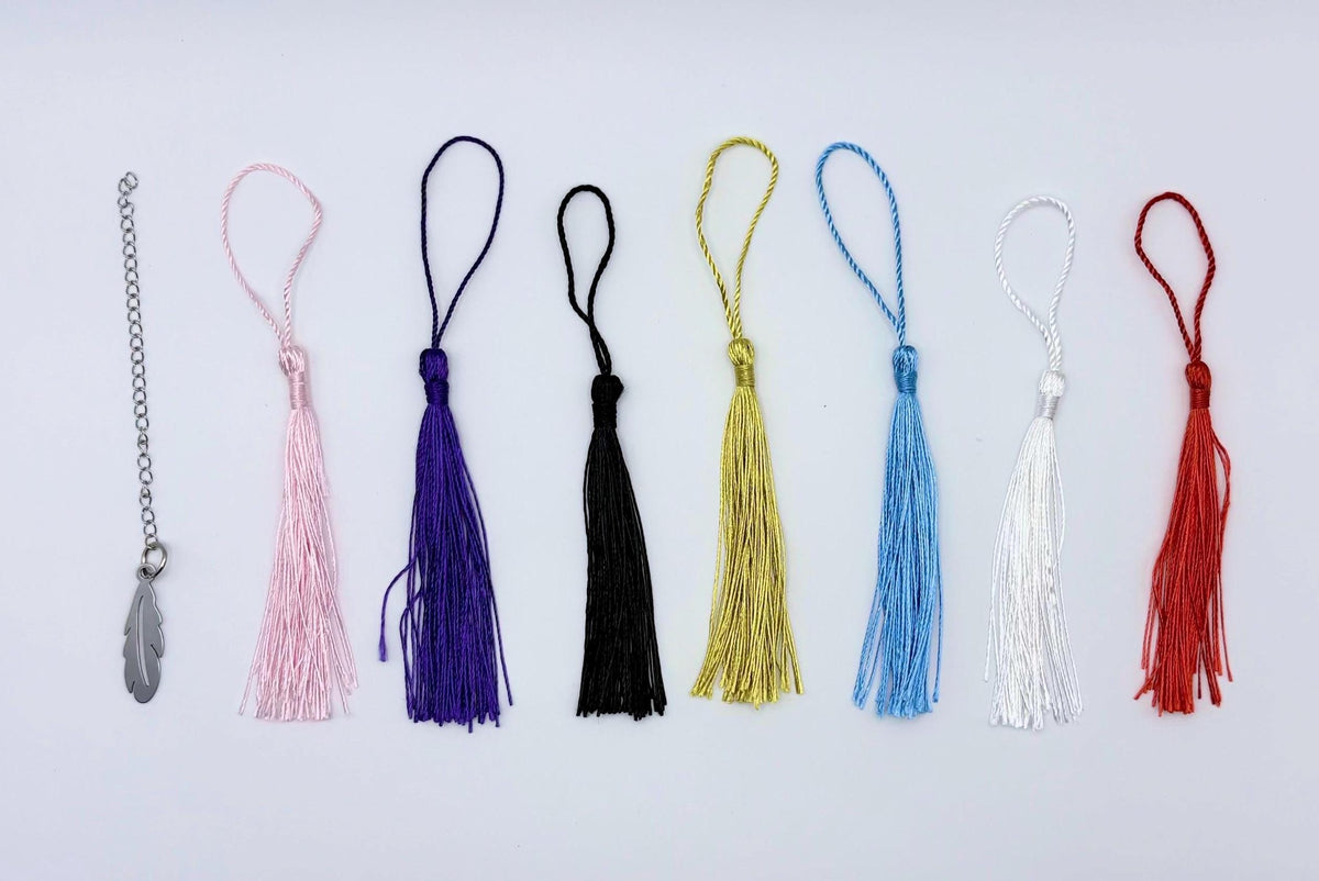 Tassel colour options to customise Nothing Can Break Me Sword Metal Bookmark 
